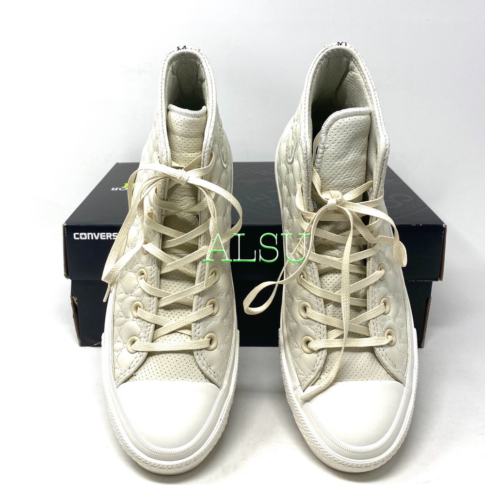 Converse Ctas 2 High Egret Leather Women’s Sneaker - Picture 4 of 10